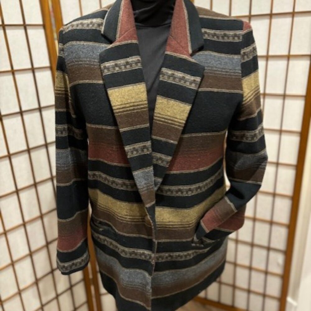 Blanket look Blazer